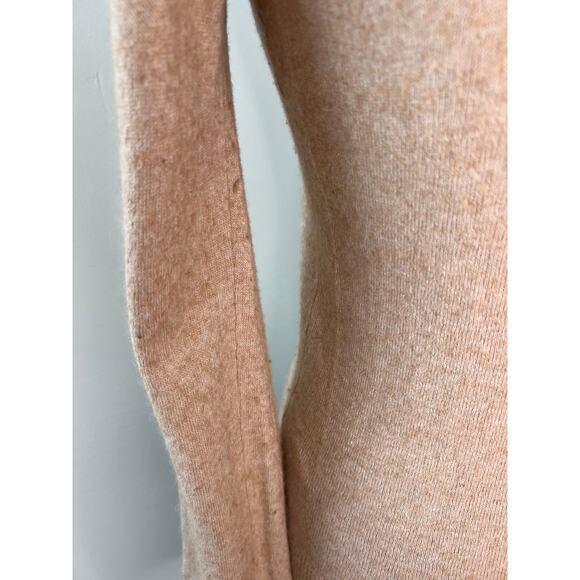 C. Wonder Beige Wool Knit Frenchie Dog Face Graphic Long Sleeve Sweater S Small - Picture 6 of 9